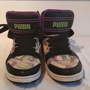 Puma Women's Hi Canvas Swirl Fashion Sneakers